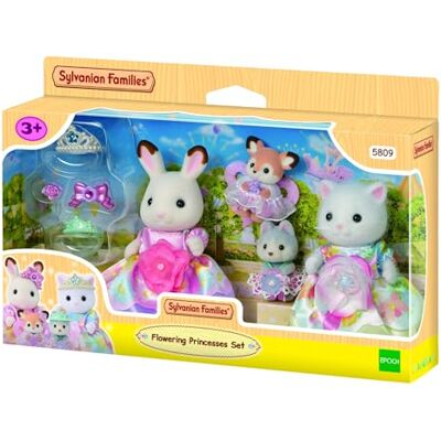 Sylvanian Families De prinsessen in jurken met bloemen 5809 Sylvanian Families De prinsessen in jurken met bloemen 5809