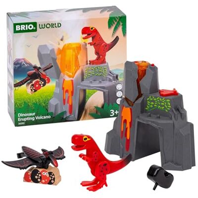 Brio World Dinosaurusvulkan met uitsteekfunctie Brio World Dinosaurusvulkan met uitsteekfunctie