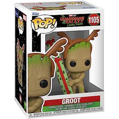 Funko Pop! Marvel: Guardians of The Galaxy Holiday Special Groot Marvel Comics Vinyl figuur om te verzamelen Cadeau-idee Officiële Producten Movies Fans Funko Pop! Marvel: Guardians of The Galaxy Holiday Special Groot Marvel Comics Vinyl figuur om te verzamelen Cadeau-idee Officiële Producten Movies Fans