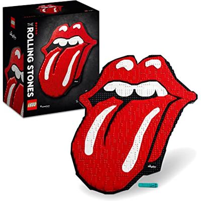 Lego 31206 Art The Rolling Stones Logo Knutselset voor Volwassenen, Cadeau voor Fans van Muziek en Kunst, Leuk Woonaccessoire voor aan de Muur Lego 31206 Art The Rolling Stones Logo Knutselset voor Volwassenen, Cadeau voor Fans van Muziek en Kunst, Leuk Woonaccessoire voor aan de Muur