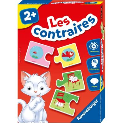 Ravensburger Educatief spel De tegenstellingen Observatie, manipulatie, taal Combinatiespel Puzzel voor kinderen Eerste leeftijd Vanaf 2 jaar 24029 Ravensburger Educatief spel De tegenstellingen Observatie, manipulatie, taal Combinatiespel Puzzel voor kinderen Eerste leeftijd Vanaf 2 jaar 24029