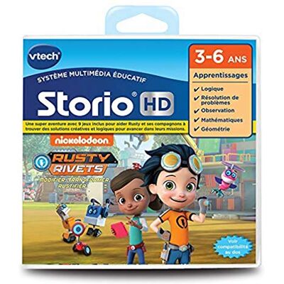 VTech V Tech – spel HD Storio Russy Rivets – versie FR VTech V Tech – spel HD Storio Russy Rivets – versie FR