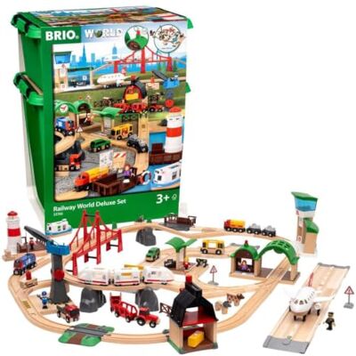 Brio World 33766 Grote premium set in kunststof dozen set houten speelgoed vanaf 3 jaar Brio World 33766 Grote premium set in kunststof dozen set houten speelgoed vanaf 3 jaar