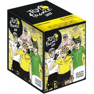 Panini 004614BOX36F Tour de France 2023, doos met 36 geometrische hoezen Panini 004614BOX36F Tour de France 2023, doos met 36 geometrische hoezen