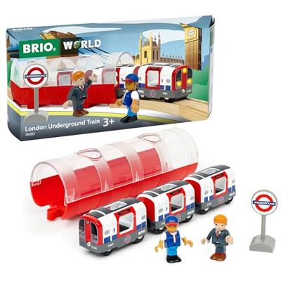 Brio World Londoner U-Bahn met licht en geluid Brio World Londoner U-Bahn met licht en geluid