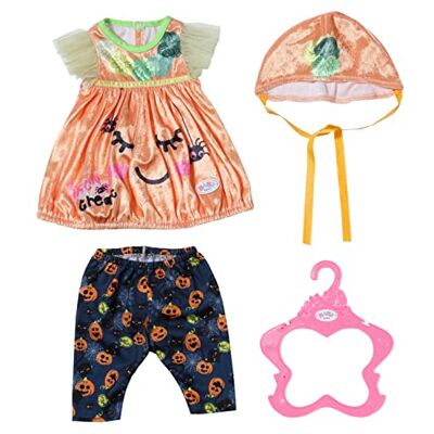 BABY born Halloween outfit 834275 poppenkleding 43 cm bevat 1 jurk, leggings en 1 bijpassende muts, vanaf 3 jaar BABY born Halloween outfit 834275 poppenkleding 43 cm bevat 1 jurk, leggings en 1 bijpassende muts, vanaf 3 jaar