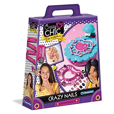 Clementoni 18512 – Crazy Chic – Crazy Nails – nagelspel, creatief spel voor meisjes, 6 jaar + Clementoni 18512 – Crazy Chic – Crazy Nails – nagelspel, creatief spel voor meisjes, 6 jaar +