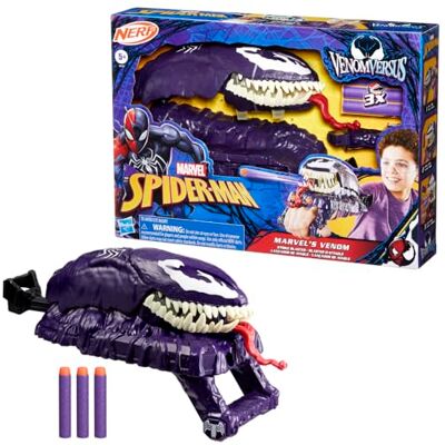 Nerf Marvel Spider-Man VenomVersus, Venom Attack Blaster, Spider-Man verkleedspeelgoed Nerf Marvel Spider-Man VenomVersus, Venom Attack Blaster, Spider-Man verkleedspeelgoed