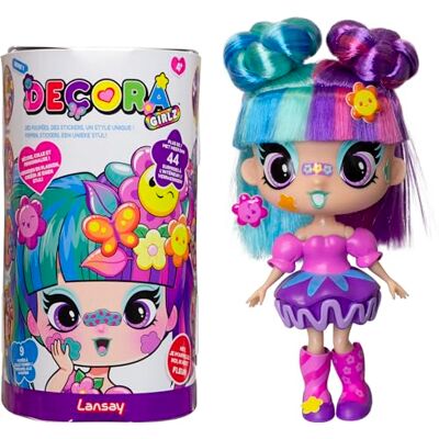 Lansay DECORA GIRLZ Bloem Mode minipop met 8 accessoires en verrassingsstickers 12,7 cm verzamelbaar poppenspeelgoed Voor kinderen vanaf 4 jaar Unieke stijl om te personaliseren Lansay DECORA GIRLZ Bloem Mode minipop met 8 accessoires en verrassingsstickers 12,7 cm verzamelbaar poppenspeelgoed Voor kinderen vanaf 4 jaar Unieke stijl om te personaliseren