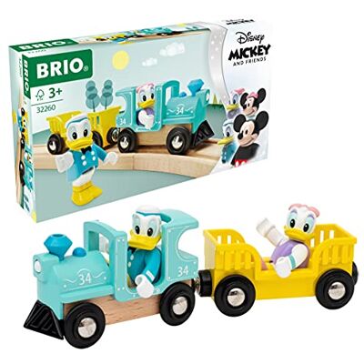 Brio 32260 Donald & Daisy Duck/Disney trein Mickey and Friends Zonder batterij Figuren inbegrepen Voor houten treinbaan Speelgoed voor jongens en meisjes vanaf 3 jaar Brio 32260 Donald & Daisy Duck/Disney trein Mickey and Friends Zonder batterij Figuren inbegrepen Voor houten treinbaan Speelgoed voor jongens en meisjes vanaf 3 jaar