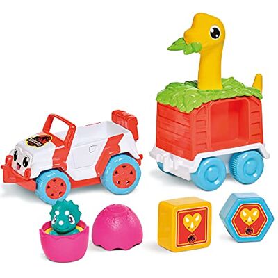 TOMY TOOMIES jeep z dino z przyczepą E73253 TOMY TOOMIES jeep z dino z przyczepą E73253