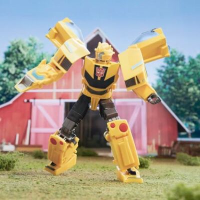 Transformers EarthSpark, Bumblebee Deluxe Class 12,5 cm, robotspeelgoed voor kinderen, vanaf 6 jaar Transformers EarthSpark, Bumblebee Deluxe Class 12,5 cm, robotspeelgoed voor kinderen, vanaf 6 jaar