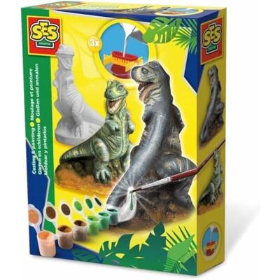 Creative SES, 01283, knutselpakket, gipsafgietsel, T-Rex Creative SES, 01283, knutselpakket, gipsafgietsel, T-Rex