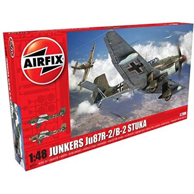Airfix Model-Junkers JU87B-2/R-2, A07115, schaal 1/48 Airfix Model-Junkers JU87B-2/R-2, A07115, schaal 1/48