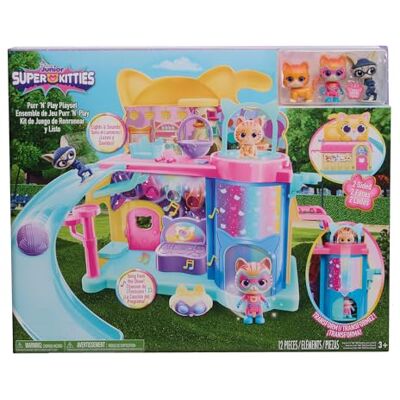 Just Play Disney Junior Superkittens 51 cm breed met geluids- en lichteffecten, 10 accessoires, imitatiespellen, speelgoed voor kinderen van 3 stuks Just Play Disney Junior Superkittens 51 cm breed met geluids- en lichteffecten, 10 accessoires, imitatiespellen, speelgoed voor kinderen van 3 stuks