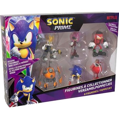 Lansay Sonic Prime – 8 figuren 6,5 cm – willekeurig model – stripfiguren en videogames – vanaf 8 jaar Lansay Sonic Prime – 8 figuren 6,5 cm – willekeurig model – stripfiguren en videogames – vanaf 8 jaar