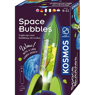 Kosmos 616786 Space Bubbles mini-raket lavalamp experimenteerset voor kinderen met meertalige instructies (DE, EN, FR, IT, ES, NL) Kosmos 616786 Space Bubbles mini-raket lavalamp experimenteerset voor kinderen met meertalige instructies (DE, EN, FR, IT, ES, NL)