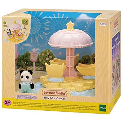 Sylvanian Families De sterrencarrousel 5539 kermis Mini poppen Sylvanian Families De sterrencarrousel 5539 kermis Mini poppen
