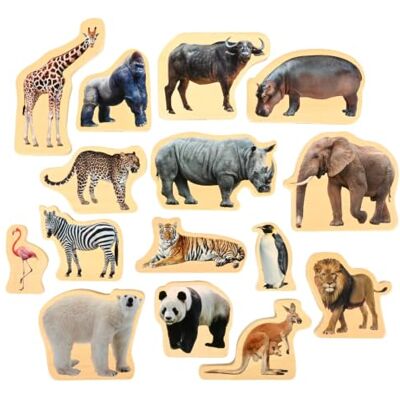 tickit 73572 Houten blokken voor wilde dieren tickit 73572 Houten blokken voor wilde dieren