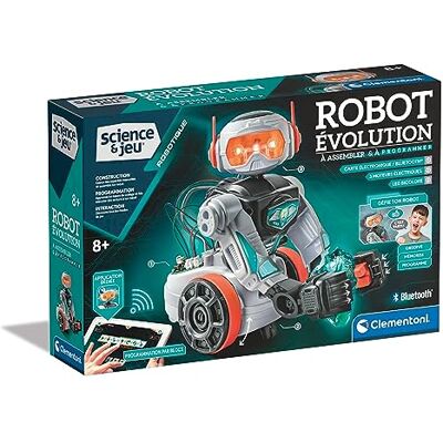 Clementoni Robot Evolution 2.0 – educatief spel – handmatig en logisch – leren van robotica – interactieve robot – spel voor kinderen – vanaf 8 jaar Clementoni Robot Evolution 2.0 – educatief spel – handmatig en logisch – leren van robotica – interactieve robot – spel voor kinderen – vanaf 8 jaar