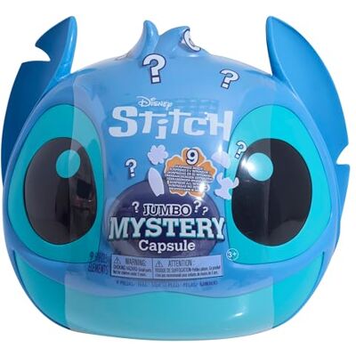 Just Play Disney Giant Stitch pluche dier in een verrassingscapsule, 8 accessoires, figuur 22,9 cm hoog, speelgoed voor kinderen vanaf 3 jaar Just Play Disney Giant Stitch pluche dier in een verrassingscapsule, 8 accessoires, figuur 22,9 cm hoog, speelgoed voor kinderen vanaf 3 jaar