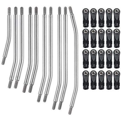 Generic 10 stuks RC Link Rod RC Auto 1/10 RC Crawler 324 mm axiale wielstandaard SCX10 Traxxas TRX4 TRX-4 Generic 10 stuks RC Link Rod RC Auto 1/10 RC Crawler 324 mm axiale wielstandaard SCX10 Traxxas TRX4 TRX-4
