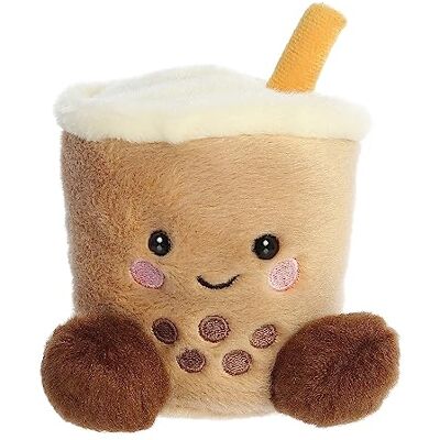 Aurora 33687 Palm Pals Boba Bubbletea pluche dier, bruin, 13 cm Aurora 33687 Palm Pals Boba Bubbletea pluche dier, bruin, 13 cm