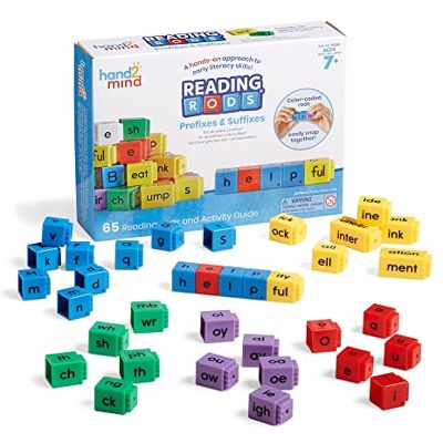 Learning Resources Reading Rods Tekststicks met vorige en latere symbolen, leren lezen, woordwortel voor kinderen, woordtraining activiteiten, leeshulp voor kinderen Learning Resources Reading Rods Tekststicks met vorige en latere symbolen, leren lezen, woordwortel voor kinderen, woordtraining activiteiten, leeshulp voor kinderen