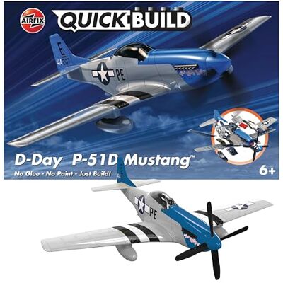 Airfix QUICKBUILD D-Day P-51D Mustang Airfix QUICKBUILD D-Day P-51D Mustang