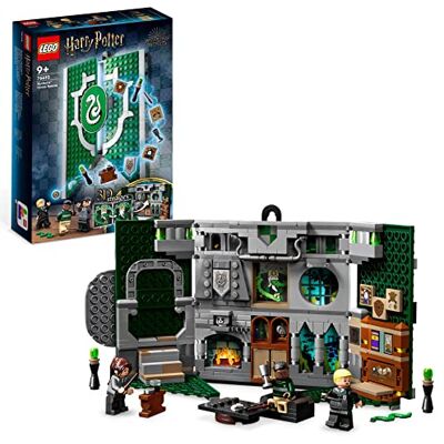 Lego Harry Potter 76410 Het wapen van het huis Zwadderich, kasteel speelgoed met figuur Draco Malfidus Lego Harry Potter 76410 Het wapen van het huis Zwadderich, kasteel speelgoed met figuur Draco Malfidus
