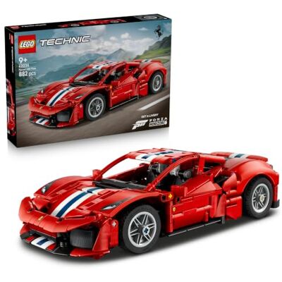 Lego Technic Ferrari 488 PISTA bouwspel model met motor V8 & richting gaming decoratie verjaardagscadeau voor jongens vanaf 9 jaar of autosportfan 42235 Jouet pour garçon dès 9 ans, décoration gaming sur le sport automobile, moteur V8, direction, idée c Lego Technic Ferrari 488 PISTA bouwspel model met motor V8 & richting gaming decoratie verjaardagscadeau voor jongens vanaf 9 jaar of autosportfan 42235 Jouet pour garçon dès 9 ans, décoration gaming sur le sport automobile, moteur V8, direction, idée c