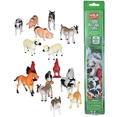 WILD REPUBLIC Europe APS Tube boerderijdieren, 28 cm, 12883 Engelse versie WILD REPUBLIC Europe APS Tube boerderijdieren, 28 cm, 12883 Engelse versie