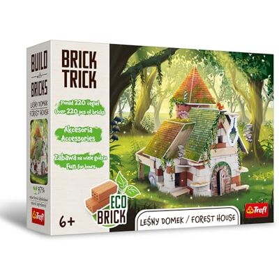 Trefl – Brick Trick: Huis van het Bos/Forest House – Bouw baksteen, ECO stenen blokken 220 stenen, voor bouwliefhebbers, creatieve kit voor kinderen vanaf 6 jaar Trefl – Brick Trick: Huis van het Bos/Forest House – Bouw baksteen, ECO stenen blokken 220 stenen, voor bouwliefhebbers, creatieve kit voor kinderen vanaf 6 jaar