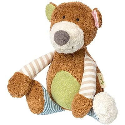 Sigikid 38768 Groene teddybeer voor meisjes en jongens, aanbevolen vanaf de geboorte, meerkleurig Sigikid 38768 Groene teddybeer voor meisjes en jongens, aanbevolen vanaf de geboorte, meerkleurig