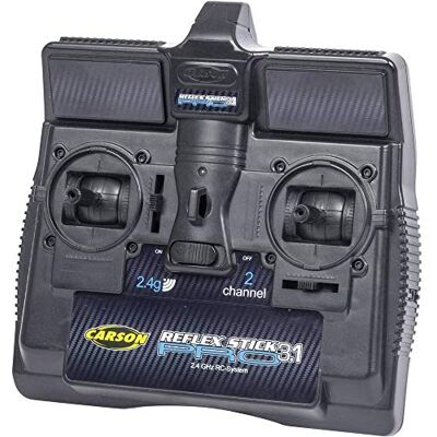 Carson 500500084 FS Reflex Stick Pro 3.1 2.4G, 2 kanalen, auto-accessoires, compatibel met kits, modelbouw, inclusief ontvanger, RC, 2 afstandsbedieningen 4 GHz, zwart, groot Carson 500500084 FS Reflex Stick Pro 3.1 2.4G, 2 kanalen, auto-accessoires, compatibel met kits, modelbouw, inclusief ontvanger, RC, 2 afstandsbedieningen 4 GHz, zwart, groot