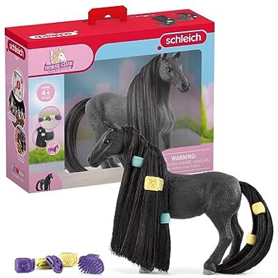 Schleich Criollo Definitivo merrie figuur om te stylen, 14-delige set met figuur paard met manen, kapbaar en vol Schleich Criollo Definitivo merrie figuur om te stylen, 14-delige set met figuur paard met manen, kapbaar en vol
