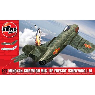Airfix Mikoyan -Gurevich MIG-17 kwast, verschillende kleuren, schaal 1:72 Airfix Mikoyan -Gurevich MIG-17 kwast, verschillende kleuren, schaal 1:72