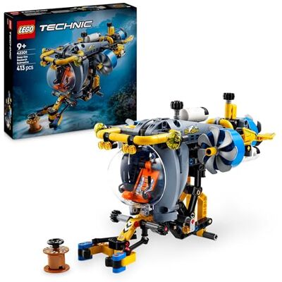 Lego Technic Onderzoeksonderzeeër op volle zee bouwspeelgoed voor jongens en meisjes vanaf 9 jaar met cockpit en propellers creatief spel en cadeau voor wetenschapsgepassioneerde kinderen 42201 Lego Technic Onderzoeksonderzeeër op volle zee bouwspeelgoed voor jongens en meisjes vanaf 9 jaar met cockpit en propellers creatief spel en cadeau voor wetenschapsgepassioneerde kinderen 42201