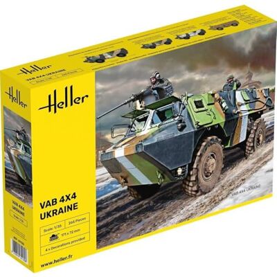 heller 81130 Bouw En Modellen Vab 4X4 Troepentransport Schaal 1/35e heller 81130 Bouw En Modellen Vab 4X4 Troepentransport Schaal 1/35e