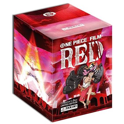 Panini Shot One Piece Red Trading Cards Box met 20 kaarten + boekje Panini Shot One Piece Red Trading Cards Box met 20 kaarten + boekje