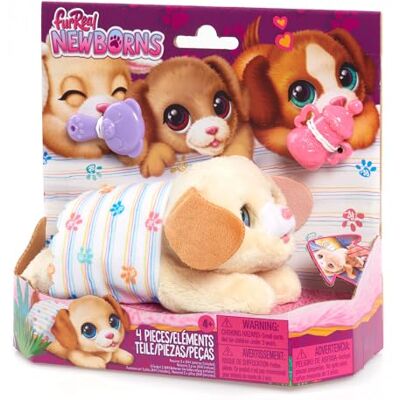 Just Play Interactieve puppy van FurReal, kleine interactieve puppy van pluche met geluidseffecten en bewegingen, pluche, speelgoed voor kinderen vanaf 4 jaar Just Play Interactieve puppy van FurReal, kleine interactieve puppy van pluche met geluidseffecten en bewegingen, pluche, speelgoed voor kinderen vanaf 4 jaar