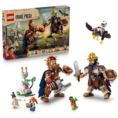 Lego ONE PIECE Dorry vs Brogy De reuzen van Little Garden interactief speelgoed met 2 actiefiguren en 5 minifiguren cadeau voor jongens, meisjes vanaf 9 jaar of fan 75644 Jouet pour garçon ou fille dès 9 ans, jouet interactif, 2 figurines d’action, 5 mi Lego ONE PIECE Dorry vs Brogy De reuzen van Little Garden interactief speelgoed met 2 actiefiguren en 5 minifiguren cadeau voor jongens, meisjes vanaf 9 jaar of fan 75644 Jouet pour garçon ou fille dès 9 ans, jouet interactif, 2 figurines d’action, 5 mi