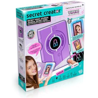Canal Toys Secret Creator Secret Video Journal, registreer video-dagboekvermeldingen, vergrendel het dagboek met toegang tot vingerafdrukken, 32 GB geheugen inbegrepen Canal Toys Secret Creator Secret Video Journal, registreer video-dagboekvermeldingen, vergrendel het dagboek met toegang tot vingerafdrukken, 32 GB geheugen inbegrepen