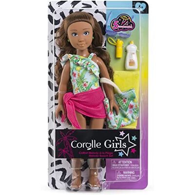 Corolle Girls Melody set op het strand, pop, 5 accessoires, 28 cm, vanaf 4 jaar, 9000600120 Corolle Girls Melody set op het strand, pop, 5 accessoires, 28 cm, vanaf 4 jaar, 9000600120