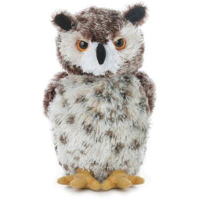 Aurora World , 30535, Mini Flopsie Osmond de uil, 20 cm, pluche, wit en bruin Aurora World , 30535, Mini Flopsie Osmond de uil, 20 cm, pluche, wit en bruin