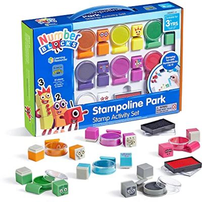 Learning Resources Numberblocks Stampoline Stampoline activiteitenset, 12 kleuren, wasbare inkt, kunst en knutselen, 32 stuks, cadeau voor kinderen van 3, 4, 5, 6 jaar, jongens en meisjes Learning Resources Numberblocks Stampoline Stampoline activiteitenset, 12 kleuren, wasbare inkt, kunst en knutselen, 32 stuks, cadeau voor kinderen van 3, 4, 5, 6 jaar, jongens en meisjes