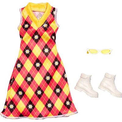 Barbie Mattel HJT17 Mod Sdos kleding en accessoires Barbie Mattel HJT17 Mod Sdos kleding en accessoires