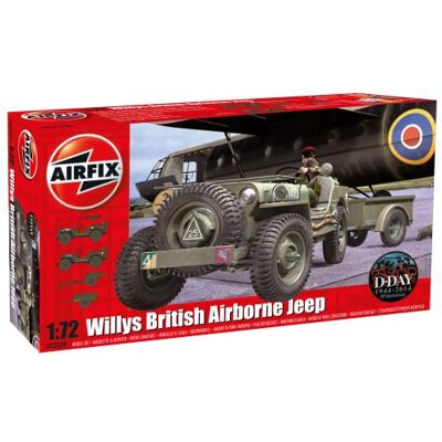 Airfix Ai02339 Model Jeep Willys met Aanhanger en Canon van 6 Pdr Airfix Ai02339 Model Jeep Willys met Aanhanger en Canon van 6 Pdr
