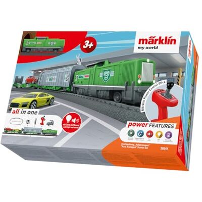 Märklin My World Starterset voor autotransport Märklin My World Starterset voor autotransport