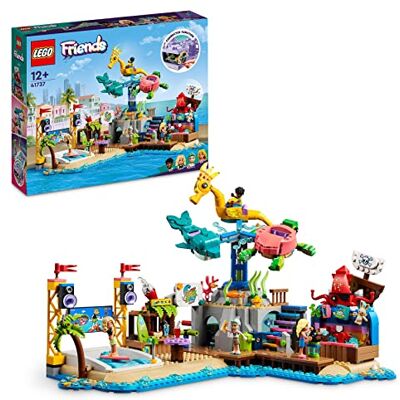 Lego Friends Het pretpark op het strand – bouwspeelgoed met draaimolen en golfmachine – inclusief figuren van dolfijn, schildpad, zeepaardje – cadeau-idee voor jongeren, jongens en meisjes 12 jaar 41737 Lego Friends Het pretpark op het strand – bouwspeelgoed met draaimolen en golfmachine – inclusief figuren van dolfijn, schildpad, zeepaardje – cadeau-idee voor jongeren, jongens en meisjes 12 jaar 41737